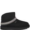 UGG WOMENS CLASSIC MINI CRESCENT - BLACK